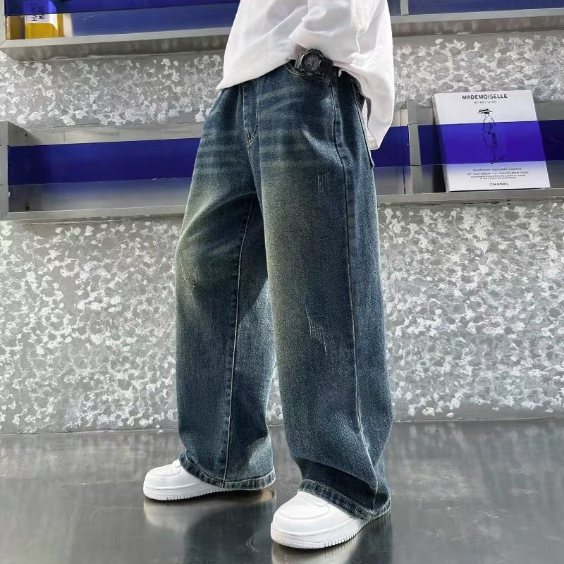 ワイドルーズ デニムパンツ