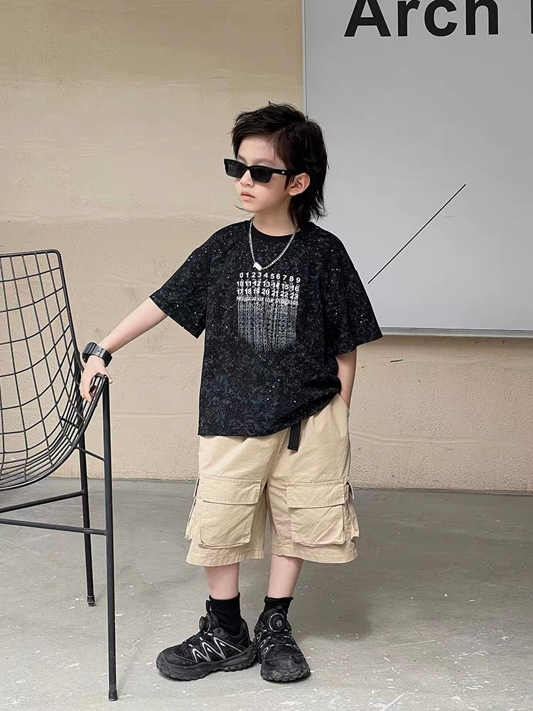 ヴィンテージウォッシュ ロゴTシャツ