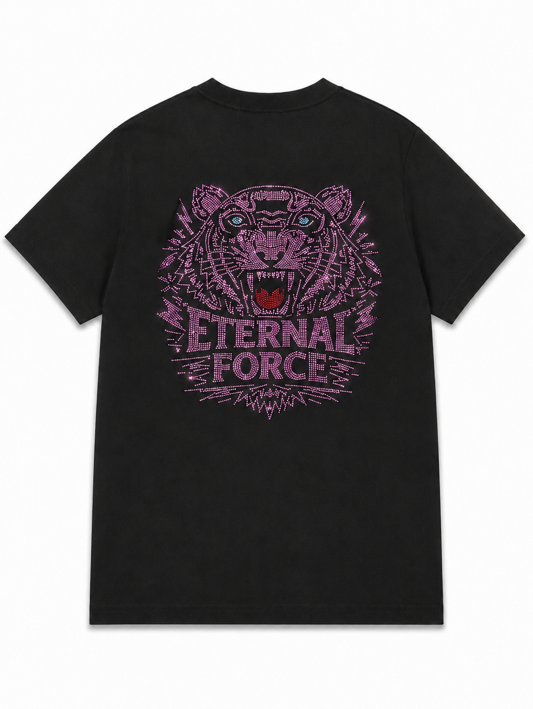 ETERNAL FORCE RHINESTONE TIGER TEE