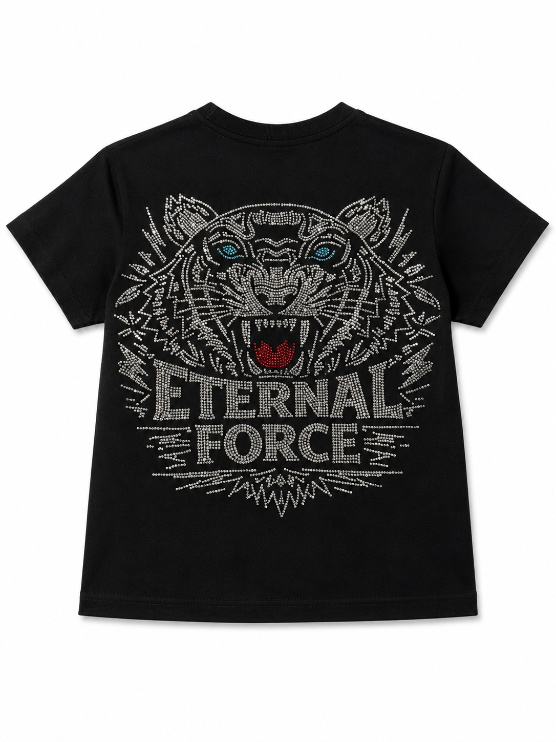ETERNAL FORCE KIDS RHINESTONE TIGER TEE