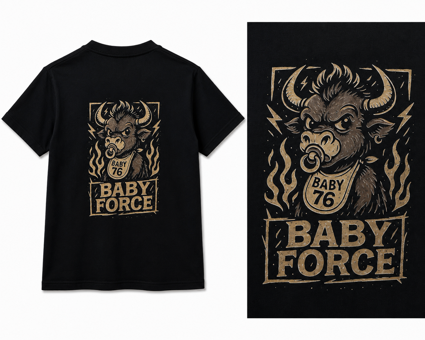 ETERNAL FORCE BABY 76 BULL TEE