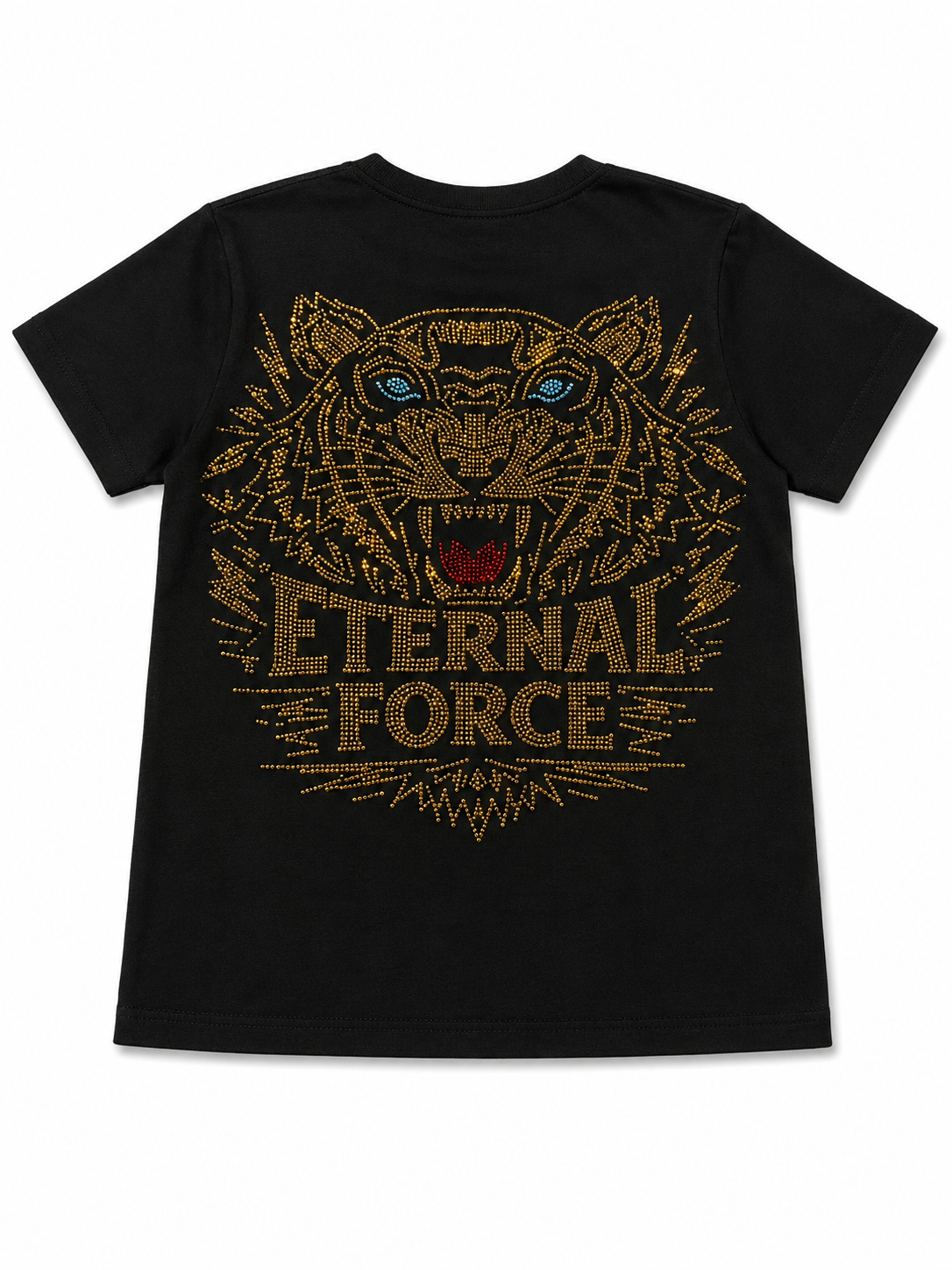 ETERNAL FORCE KIDS RHINESTONE TIGER TEE