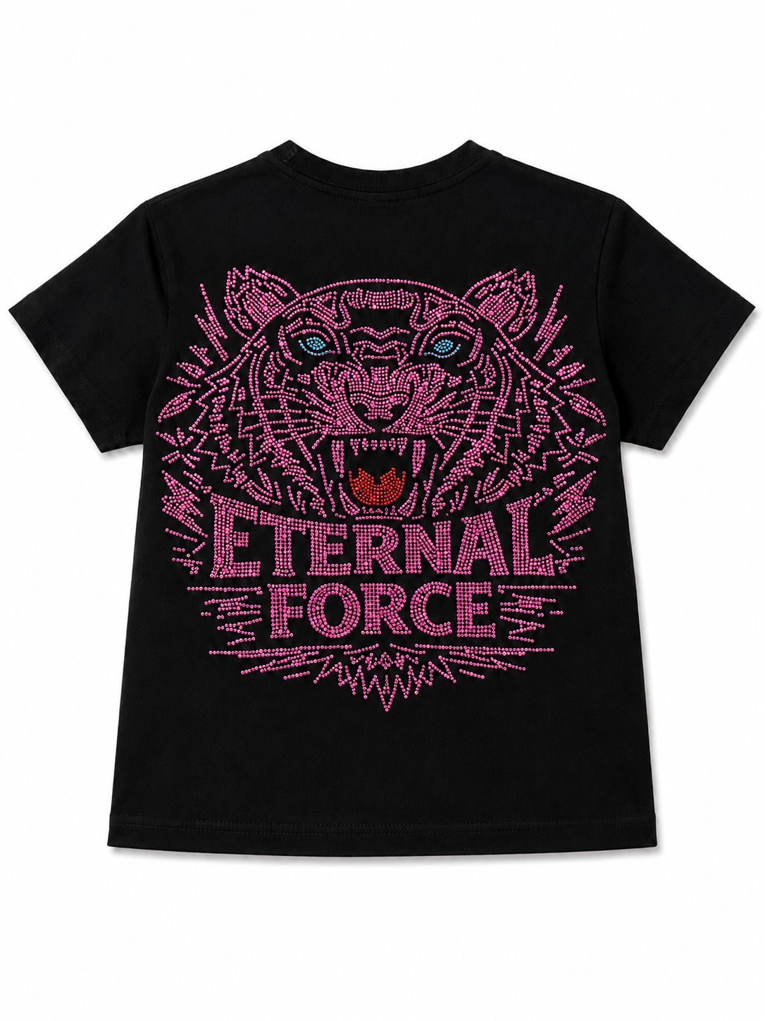 ETERNAL FORCE KIDS RHINESTONE TIGER TEE