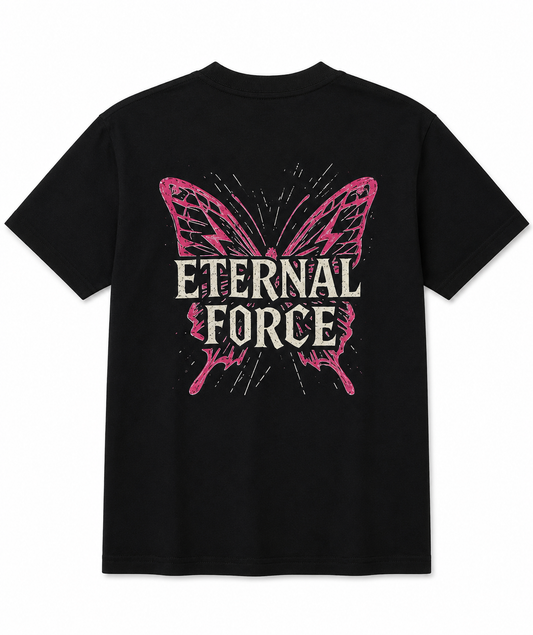 ETERNAL FORCE KIDS PINK BUTTERFLY TEE