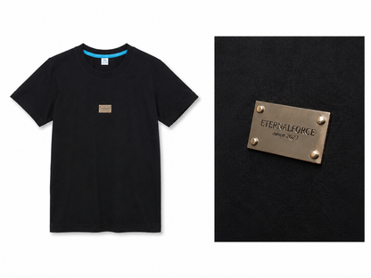 ETERNAL FORCE Metal Plate kids T-shirt / Black