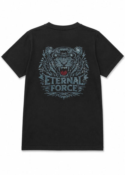 ETERNAL FORCE RHINESTONE TIGER TEE