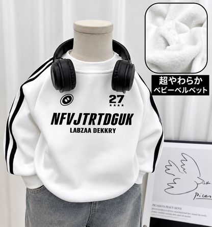 サイドライン 裏起毛スウェット
