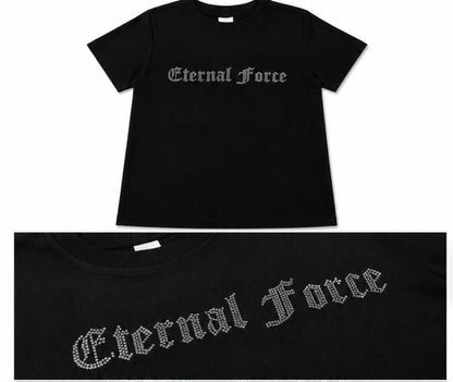 ETERNAL FORCE KIDS RHINESTONE TIGER TEE