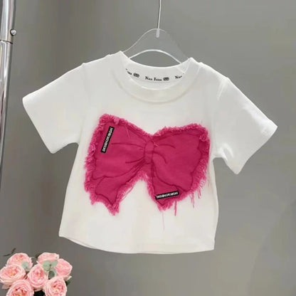 ビッグリボン キッズTシャツ